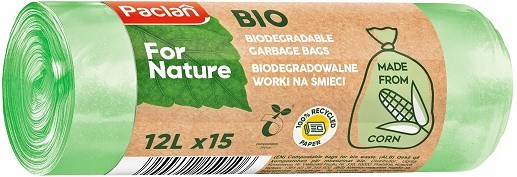 Bio kompostovatelné sáčky na Bio odpad 1 - Úklidové a ochranné pomůcky Obalový materiál Sáčky do koše 16l - 35l